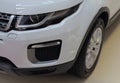 Serbia; Belgrade; April 2, 2017; Close up of white Land Rover si