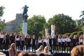 Serbia Belgrade Kalemegdan Park Acknowledgment to France for Assistance in World War I Monument Built by Ivan Mestrovic in 1930