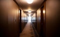 SERBIA, BELGRADE - MAY 30, 2017. Corridor. Corridor in the hotel Royalty Free Stock Photo