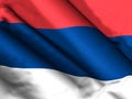 Serbia flag background Royalty Free Stock Photo