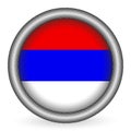 Serbia flag button