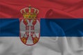 Serbia flag design 3 Royalty Free Stock Photo