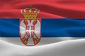 Serbia flag design 1 Royalty Free Stock Photo