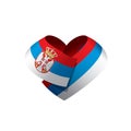 Serbia flag, vector illustration Royalty Free Stock Photo