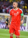 Serbia national team captain and defender Aleksandar Kolarov