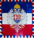 Serbian Flag in Belgrade, Serbia