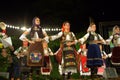 Serbian girls national costumes Royalty Free Stock Photo