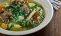 Serbian Lamb Vegetable Soup