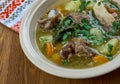 Serbian Lamb Vegetable Soup