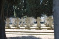 Serbian military cemetery from the First World War in Thessaloniki Greece. Royalty Free Stock Photo