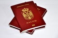 Serbian new passport Royalty Free Stock Photo