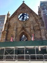 Serbian Orthodox Cathedral of St. Sava After the Historic Fire, USA Royalty Free Stock Photo