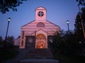 Serbian Orthodox Church dedicated to the Transfiguration in the tourist town of Zlatibor on the mountain Zlatibor in Serbia Royalty Free Stock Photo