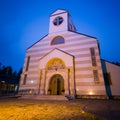 Serbian Orthodox Church dedicated to the Transfiguration in the tourist town of Zlatibor on the mountain Zlatibor in Serbia Royalty Free Stock Photo