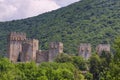 Serbian Orthodox monastery Manasija near Despotovac, Serbia, founded by Despot Stefan Lazarevic between 1406 and 1418. Royalty Free Stock Photo