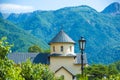 Serbian Orthodox monastery Moraca in Montenegro Royalty Free Stock Photo