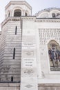 Serbian orthodox Saint spyridon church Chiesa di San Spiridione in Trieste, Italy near the canal grande on the square saint