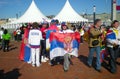 Serbian soccer fans