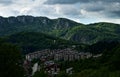 Serbian town Majdanpek at spring Royalty Free Stock Photo