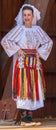 Serbian woman dancer in traditional costume