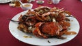 Seremban Delicious Black pepper crab Royalty Free Stock Photo