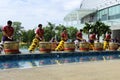 Traditional Chinese drum. Plays together with lion dance by trained drummers.