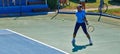 Serena Williams In Umag, Croatia. Royalty Free Stock Photo