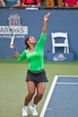 Serena Williams, USA, plays in semifinal game Royalty Free Stock Photo