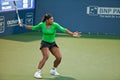 Serena Williams, USA, plays in semifinal game Royalty Free Stock Photo