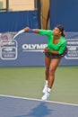 Serena Williams, USA, plays in semifinal game Royalty Free Stock Photo