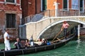 Serenade on a gondola in Venice, Italy