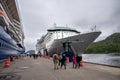 Serenade of the Seas docked at Sitka, Alaska Royalty Free Stock Photo