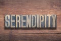 Serendipity word wood