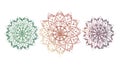 Serene Abstract Mandala Designs Vector Set, vector design Generative AI Royalty Free Stock Photo