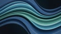 Serene abstract waves of deep blue and muted teal with subtle light and shadow play Royalty Free Stock Photo