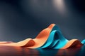 Serene Abstract Wavy Landscape