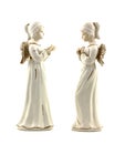 Serene angel figurines