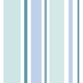 Serene aqua teal blue stripes seamless vector pattern