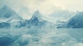 Serene Arctic Landscape with Iceberg Reflections