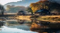 Serene Autumn House: Japanese Photography Inspired By Shang Dynasty