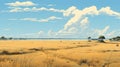 Serene Beauty Of East Africa\'s Prairie Landscape