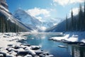 Serene beauty of Lake Louise in Banff National