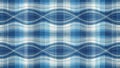 Serene blue plaid fabric texture with gentle undulations a seamless pattern for design projects. Generative AI Royalty Free Stock Photo