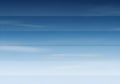 Serene Blue Sky Gradient Background with Subtle Horizon Lines Royalty Free Stock Photo