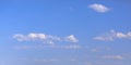 Serene blue sky with puffy clouds at Daybreak Utah Royalty Free Stock Photo