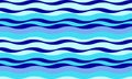 Serene blue wave pattern. Perfect for summer designs, beachthemed projects, or adding a calming, oceanic vibe to websites, Royalty Free Stock Photo