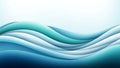 Serene Blue Waves Abstract Background Flowing Liquid Curves Gradient Pattern Modern Graphic Design Royalty Free Stock Photo