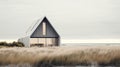 Serene Cabin Beach House: A Nature-inspired Composition By Henrik Schmid