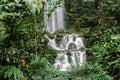 Serene cascade at Jurong bird park Royalty Free Stock Photo