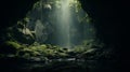 Serene Cave With Mysterious Jungle Vibes